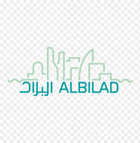 albilad real estate investment vector logo PNG Isolated Illustration with Clear Background