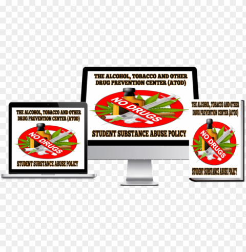 alcohol tobacco and other drug prevention center - no drugs sticker oval Free transparent PNG