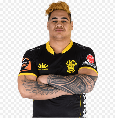 Alex Fidow - Wellington Rugby Football Unio Transparent PNG Isolated Graphic With Clarity