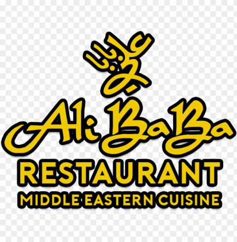 ali baba restaurant offers delicious dining takeout PNG isolated