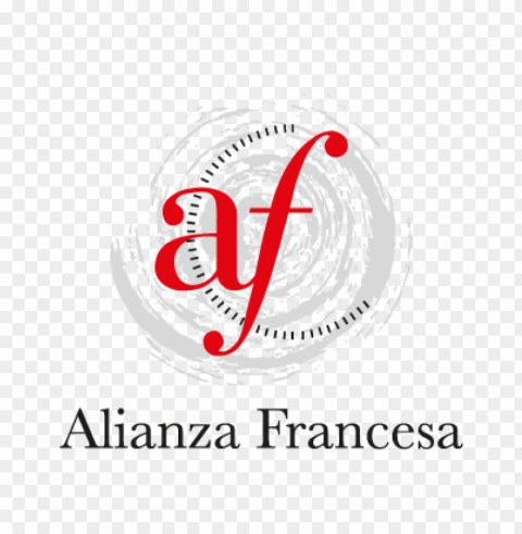 alianza francesa vector logo free Clear Background PNG Isolated Graphic Design