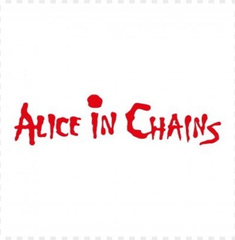 alice in chains logo vector PNG Graphic Isolated on Clear Background