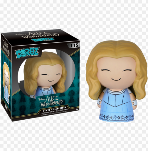 alice in wonderland - alice in wonderland cheshire cat dorbz vinyl figure PNG Graphic with Isolated Design