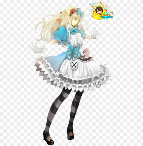 alice in wonderland anime - alice anime PNG clipart with transparent background