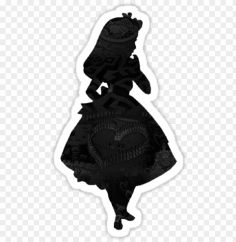 alice in wonderland silhouettes templates download - silhouette disney alice in wonderland HighQuality Transparent PNG Isolated Graphic Element