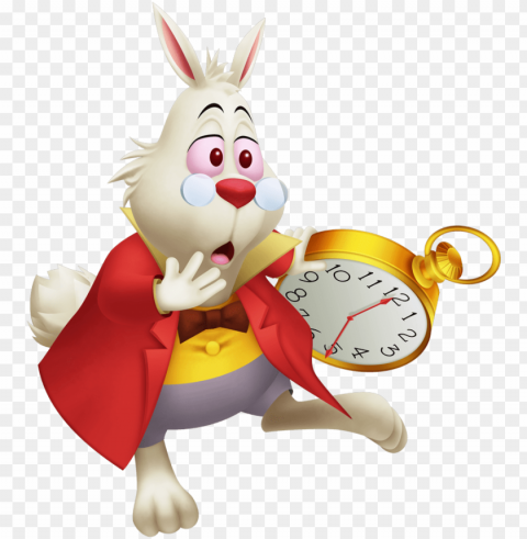 alice in wonderland white rabbit clipart Free PNG file