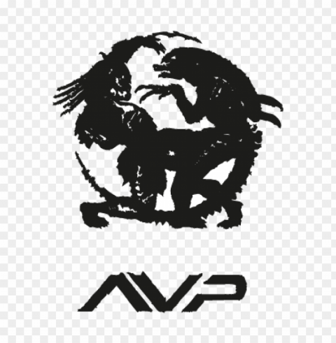 alien vs predator vector logo free PNG with alpha channel for download