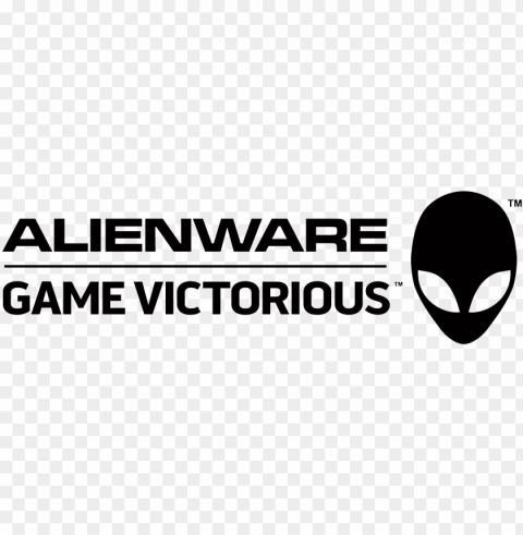 alienware game victorious logo lockup vertical white - alienware game victorious logo PNG transparent photos vast variety