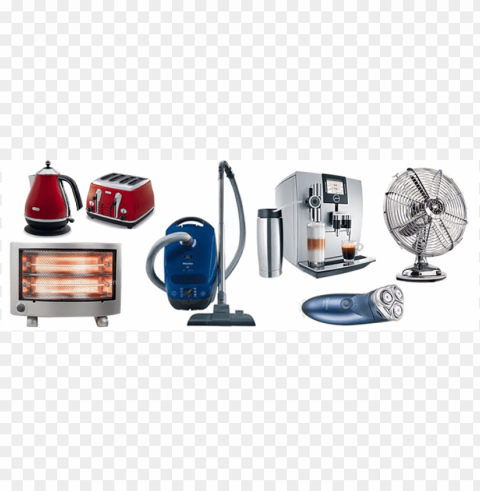 all electrical items PNG Image Isolated with Clear Background