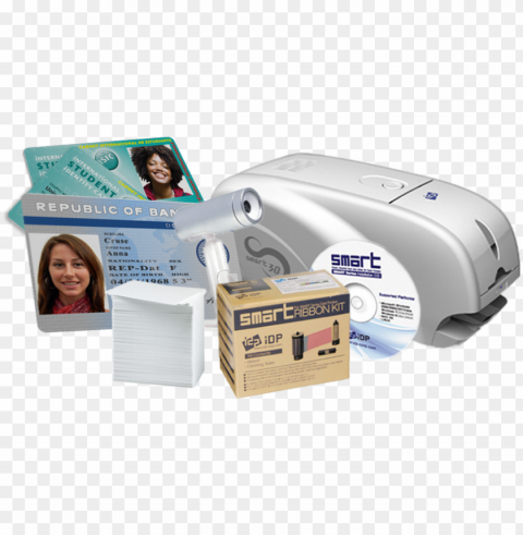 all systems come complete with software a web camera - smart 30s id card printer Transparent picture PNG