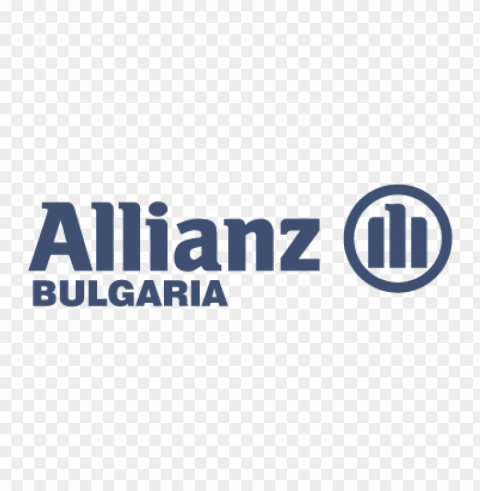 allianz bulgaria vector logo Transparent PNG Artwork with Isolated Subject