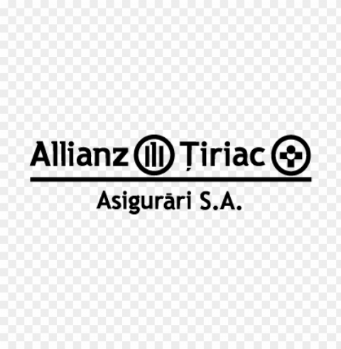 allianz tiriac vector logo Transparent PNG download