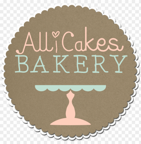 allicakes bakery - label Isolated Item on HighResolution Transparent PNG