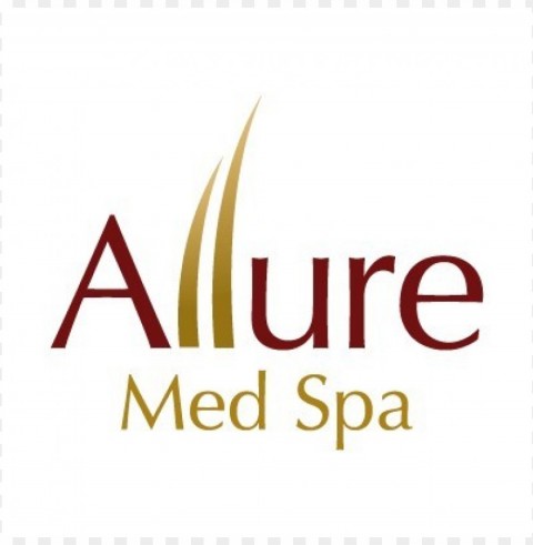 allure med spa logo vector PNG Image with Clear Isolation