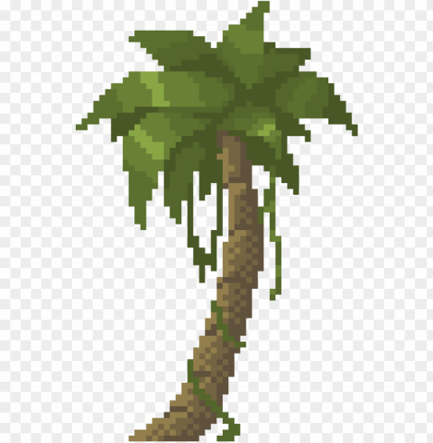 alm tree by benthedwarf on deviantart pixel art palm - pixel palm tree PNG images for graphic design