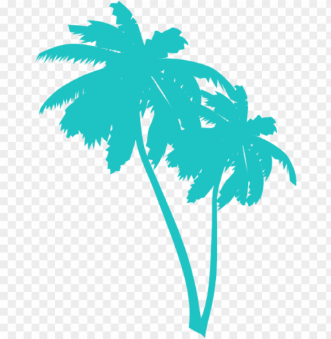 alm trees clip art - purple palm tree PNG for educational use