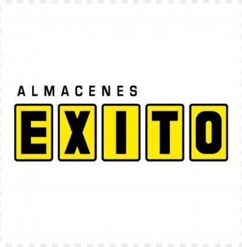 almacenes exito logo vector PNG transparency