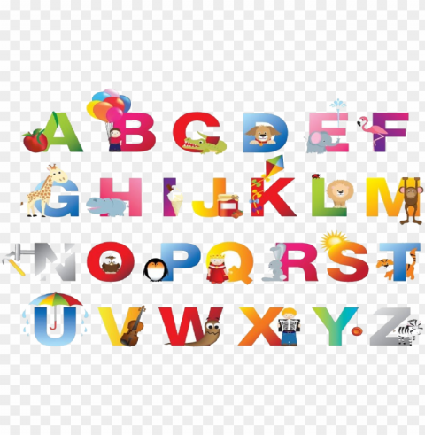 alphabet a to z transparent background - kids alphabet Images in PNG format with transparency