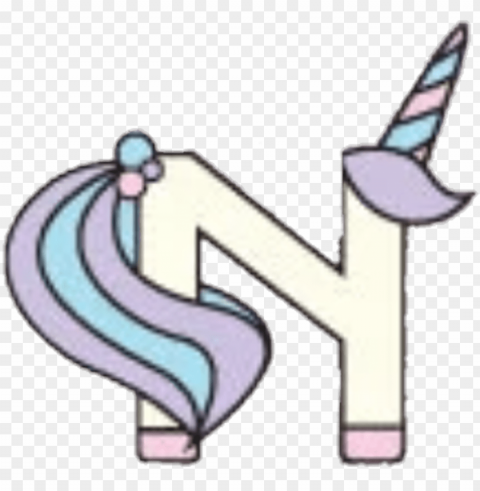 #alphabet #letters #unicornletters #letter #unicorns - unicorn alphabet letter Isolated Character in Transparent PNG