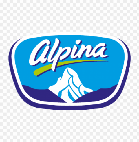 alpina vector logo free download Clean Background Isolated PNG Character