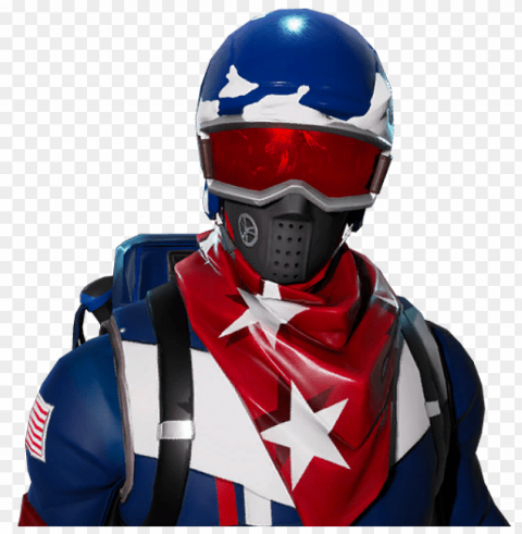 Alpine Ace Fortnite Usa Blue Character PNG For Blog Use