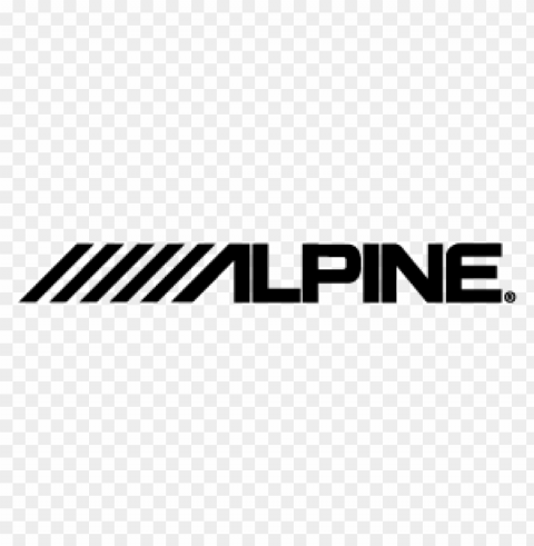 alpine electronics logo vector download free Clear Background Isolation in PNG Format