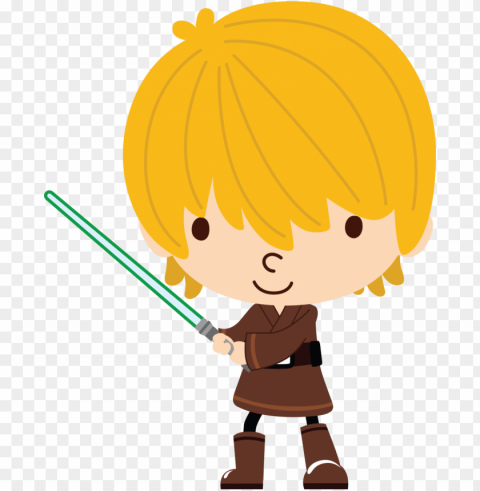 already felt- characters 2 - luke star wars clipart Isolated Graphic Element in HighResolution PNG
