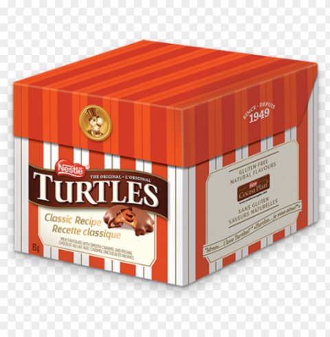 alt text placeholder - turtles turtles classic recipe smooth caramel and pecans Free transparent background PNG