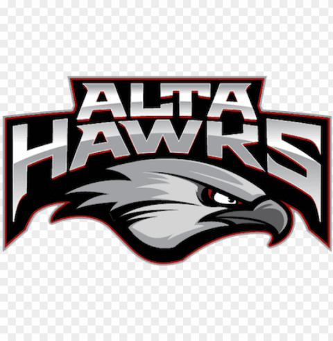 alta hawks - alta high school football logo Clear PNG file