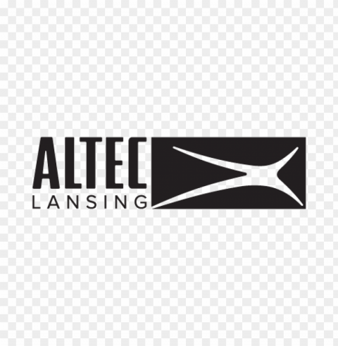 altec lansing logo vector Clear Background PNG Isolated Design Element