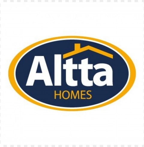 altta homes logo vector PNG with clear overlay