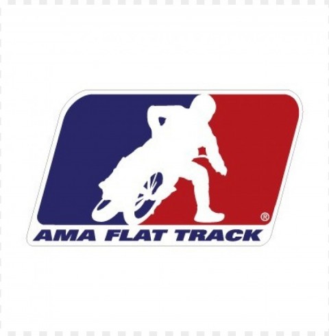 ama flat track logo vector PNG isolated