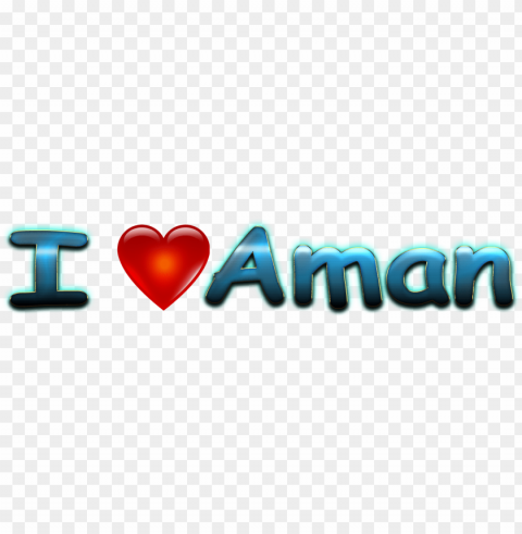 aman love name heart - ajay name love Clear Background PNG Isolated Design Element
