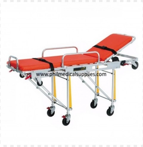 ambulance stretcher Clear Background PNG Isolated Subject