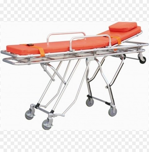 ambulance stretcher ClearCut Background PNG Isolated Item