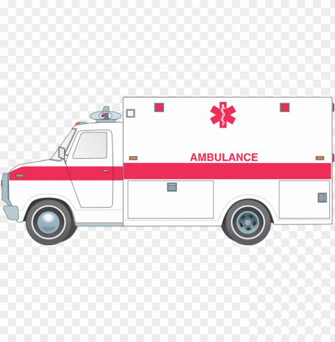 ambulance Isolated Artwork in Transparent PNG Format