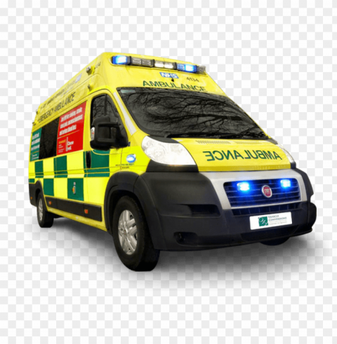 ambulance Isolated Artwork on HighQuality Transparent PNG