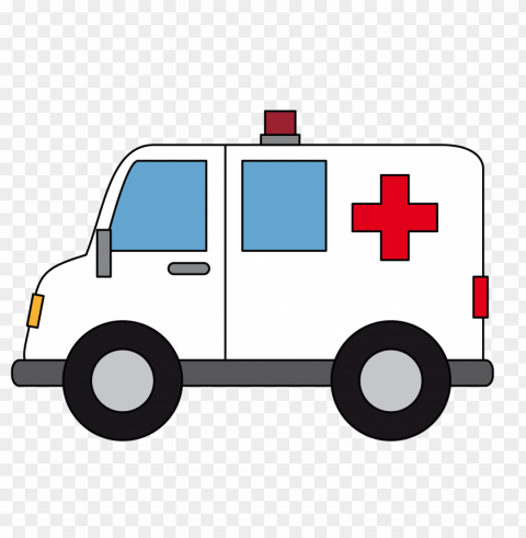 ambulance transparent Isolated Character on HighResolution PNG
