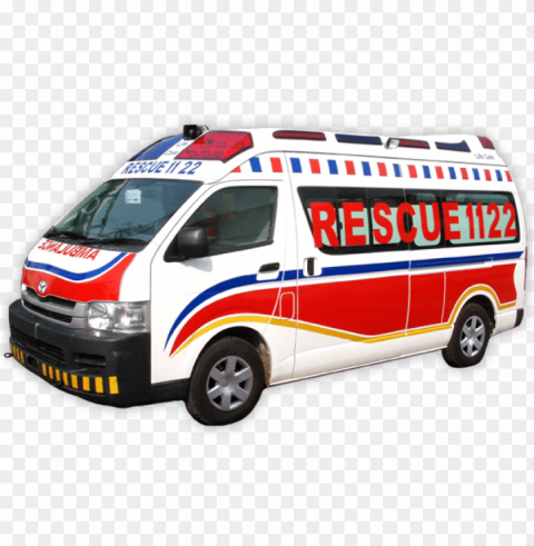 ambulance Isolated Design Element in Clear Transparent PNG