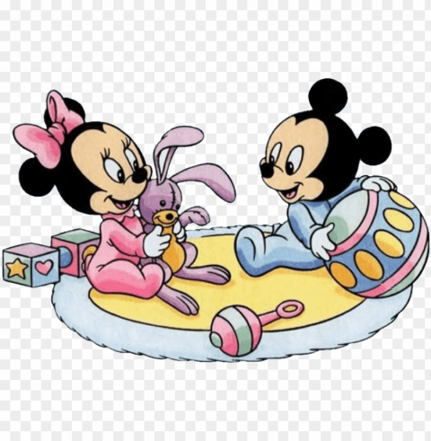 amd clipart minnie mouse - mickey e minnie baby PNG Image Isolated with Transparent Detail