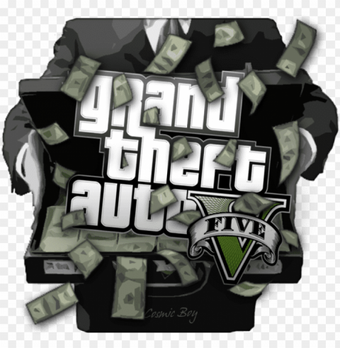 Ame Cheats And Online - Grand Theft Auto Gta V Five 5 Ps4 Game Isolated Object On Transparent Background In PNG