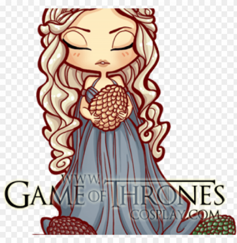 ame of thrones clipart daenerys targaryen - khaleesi chibi PNG images with alpha transparency wide selection
