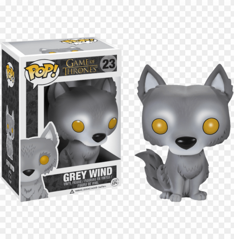 ame of thrones - funko pop game of thrones grey wind PNG transparent images mega collection