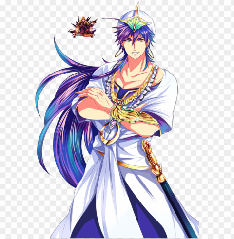 amedoutgeek - sinbad magi render PNG Image with Clear Background Isolated