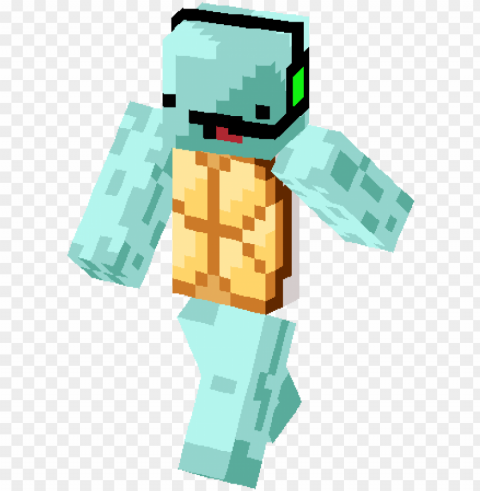 amer derping squirtle skin - minecraft skin squirtle PNG with transparent bg