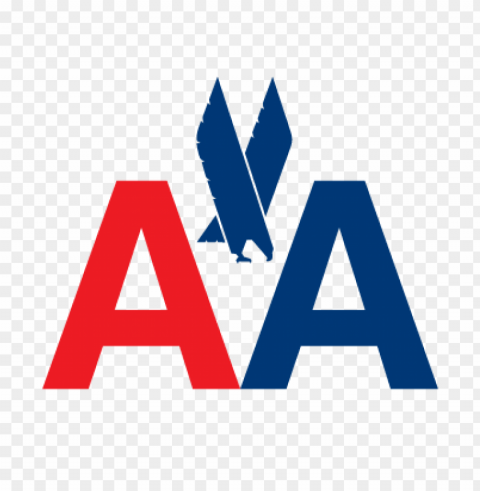 american airlines aa logo vector free Isolated Icon on Transparent Background PNG