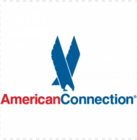 american connection logo vector free Isolated Item on Clear Background PNG