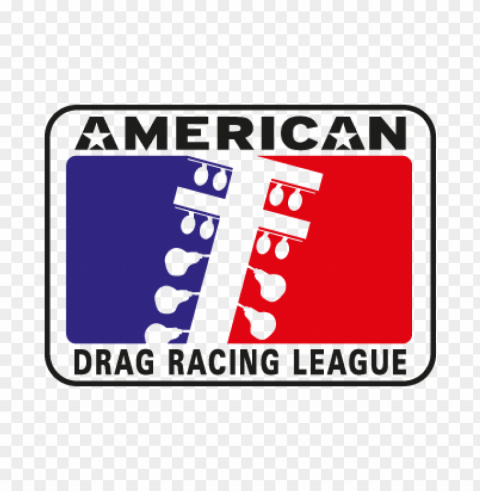 american drag racing league vector logo PNG Image Isolated with High Clarity