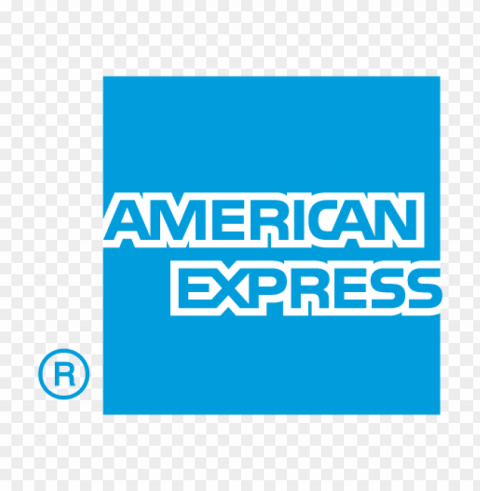 american express flat logo vector Transparent Background PNG Isolation