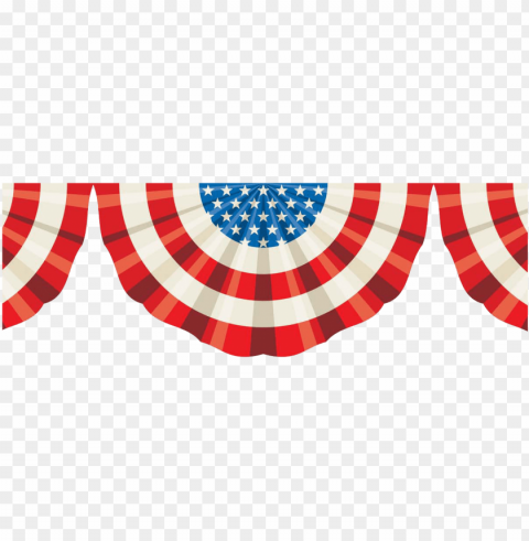 american flag bunting banner ClearCut Background PNG Isolated Item PNG transparent with Clear Background ID ec25da18